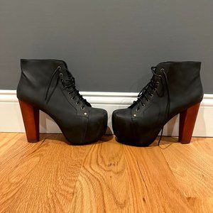 Black Jeffrey Campbell Booties